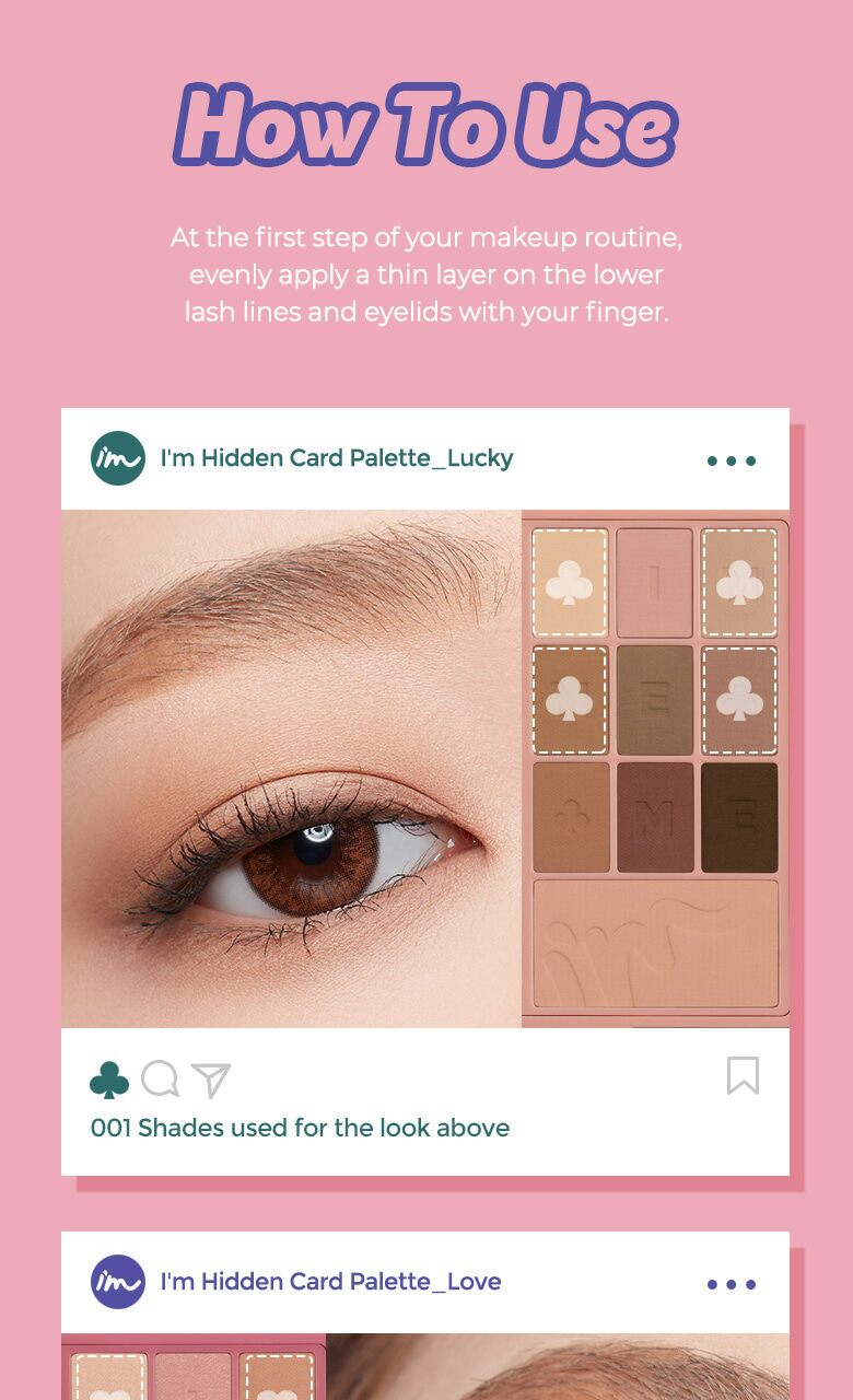 Buy I M Meme I M Hidden Card Palette 3 Types In Bulk Asianbeautywholesale Com
